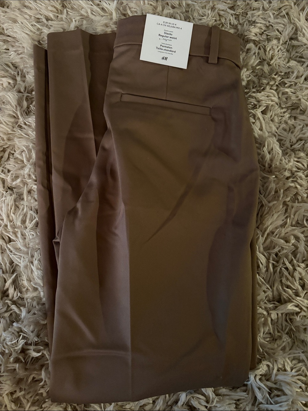 NWT H&M straight leg trouser